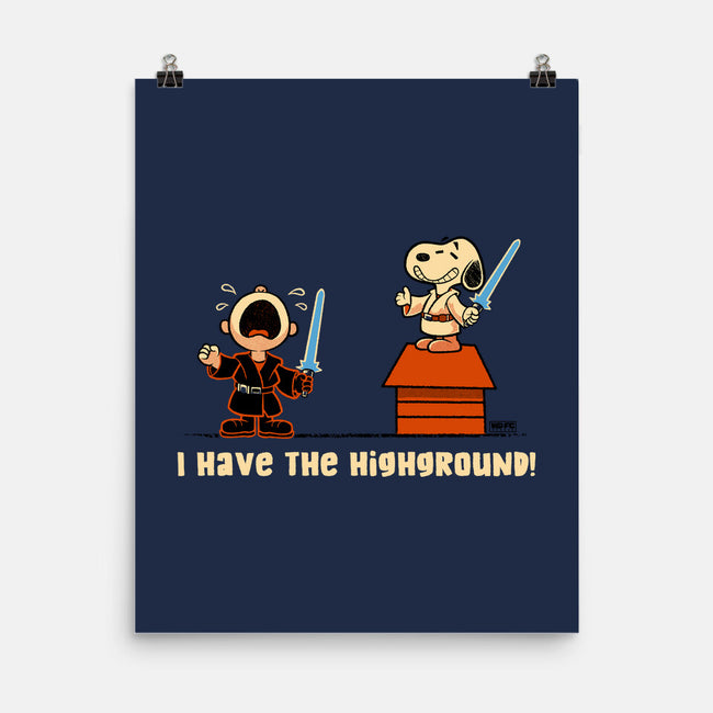 I Have The Highground-None-Matte-Poster-worlddominationforcats