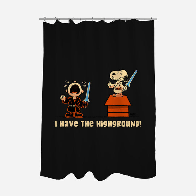 I Have The Highground-None-Polyester-Shower Curtain-worlddominationforcats