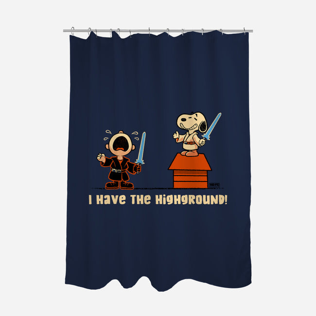 I Have The Highground-None-Polyester-Shower Curtain-worlddominationforcats