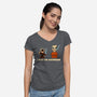 I Have The Highground-Womens-V-Neck-Tee-worlddominationforcats