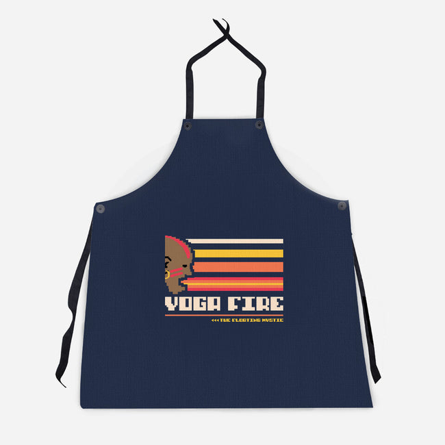 Yoga Fire-Unisex-Kitchen-Apron-spoilerinc