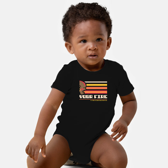 Yoga Fire-Baby-Basic-Onesie-spoilerinc
