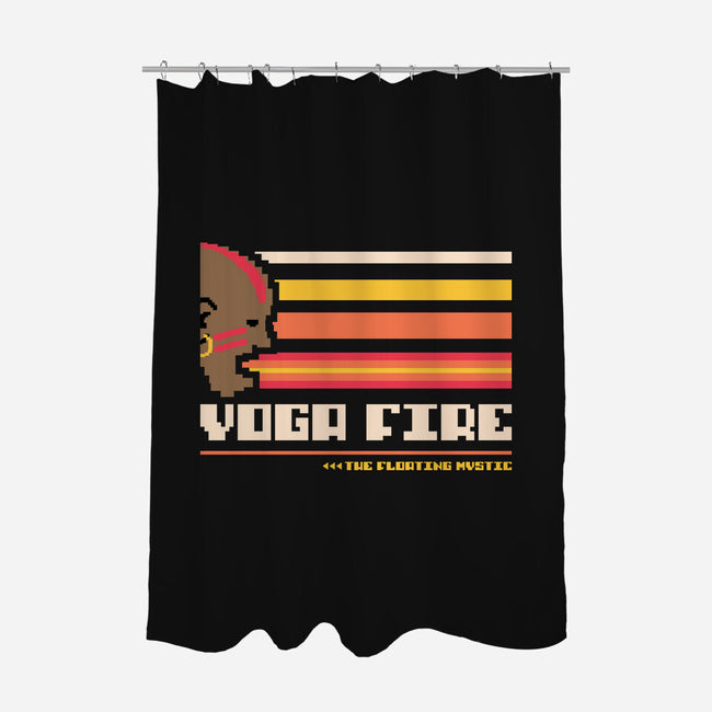 Yoga Fire-None-Polyester-Shower Curtain-spoilerinc