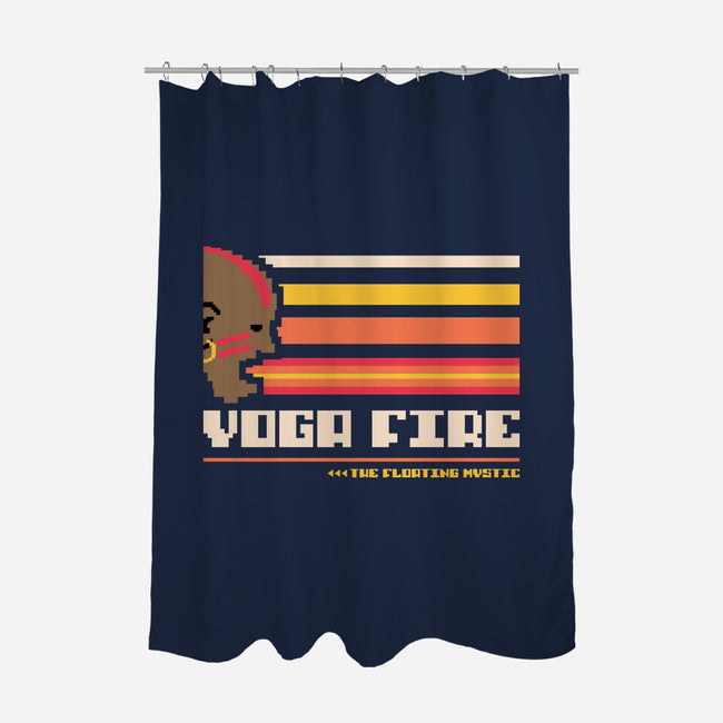 Yoga Fire-None-Polyester-Shower Curtain-spoilerinc