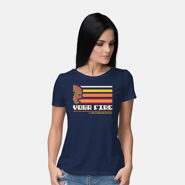 Yoga Fire-Womens-Basic-Tee-spoilerinc