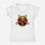 The Beroya Skull-Womens-V-Neck-Tee-spoilerinc
