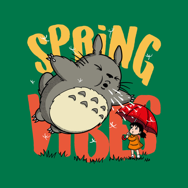 Spring Vibes Totoro-Womens-Fitted-Tee-OPIPPI