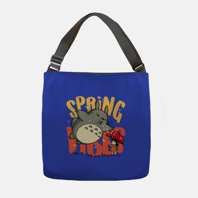 Spring Vibes Totoro-None-Adjustable Tote-Bag-OPIPPI