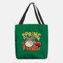 Spring Vibes Totoro-None-Basic Tote-Bag-OPIPPI