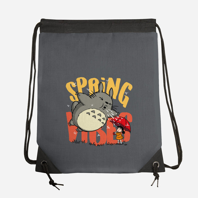 Spring Vibes Totoro-None-Drawstring-Bag-OPIPPI