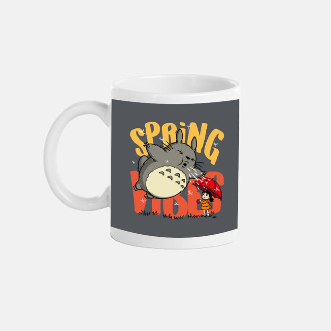 Spring Vibes Totoro-None-Mug-Drinkware-OPIPPI