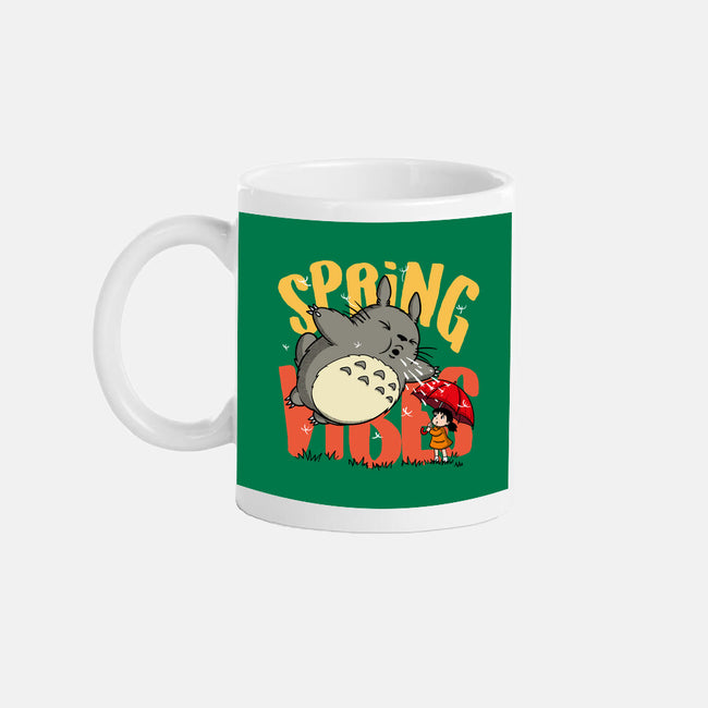 Spring Vibes Totoro-None-Mug-Drinkware-OPIPPI