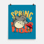 Spring Vibes Totoro-None-Matte-Poster-OPIPPI