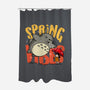 Spring Vibes Totoro-None-Polyester-Shower Curtain-OPIPPI
