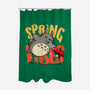 Spring Vibes Totoro-None-Polyester-Shower Curtain-OPIPPI