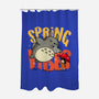 Spring Vibes Totoro-None-Polyester-Shower Curtain-OPIPPI