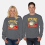 Spring Vibes Totoro-Unisex-Crew Neck-Sweatshirt-OPIPPI