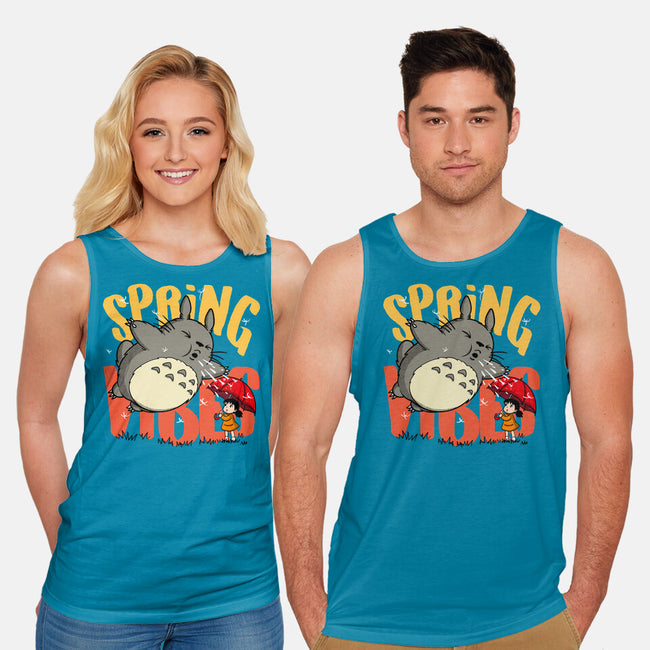 Spring Vibes Totoro-Unisex-Basic-Tank-OPIPPI