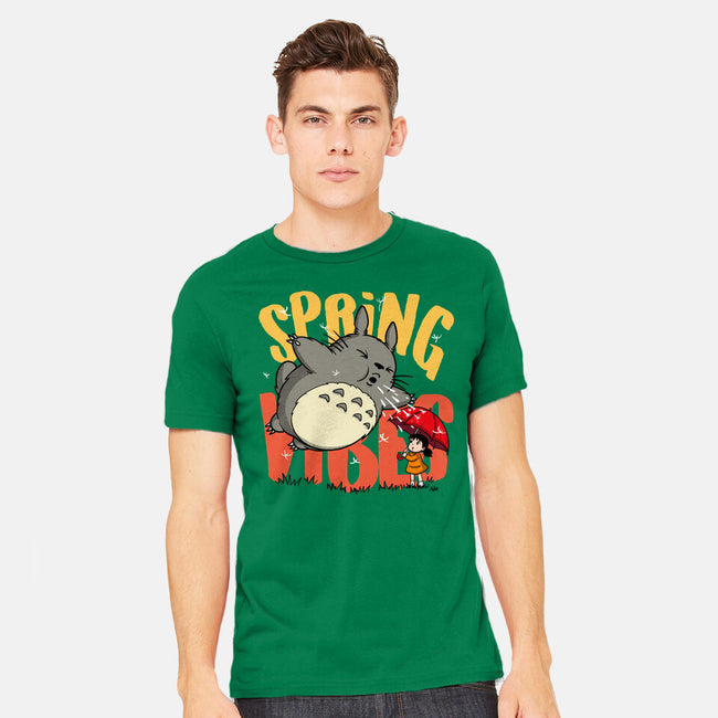 Spring Vibes Totoro-Mens-Heavyweight-Tee-OPIPPI