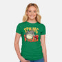Spring Vibes Totoro-Womens-Fitted-Tee-OPIPPI