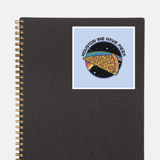 Houston We Have Pizza-None-Glossy-Sticker-OPIPPI