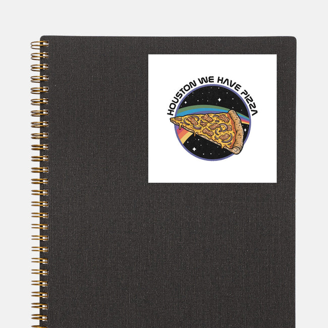 Houston We Have Pizza-None-Glossy-Sticker-OPIPPI