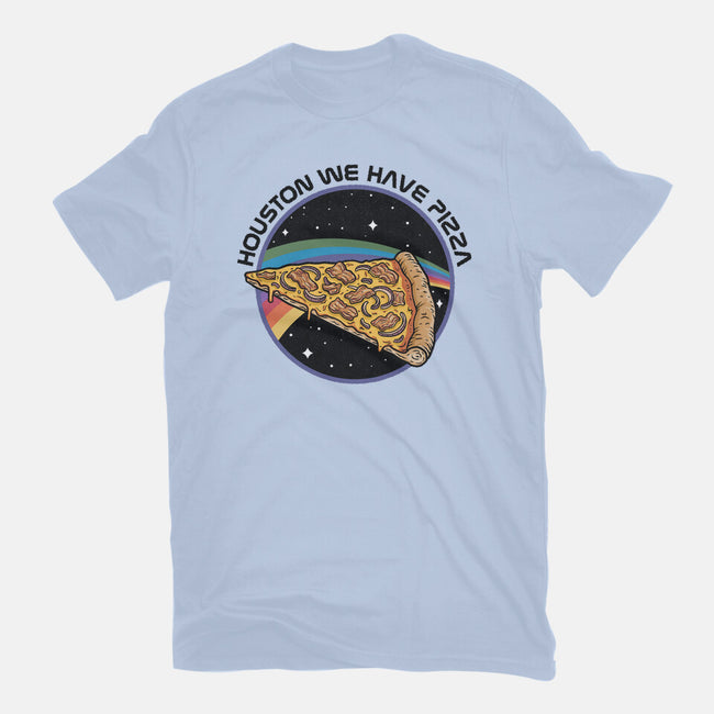 Houston We Have Pizza-Unisex-Basic-Tee-OPIPPI