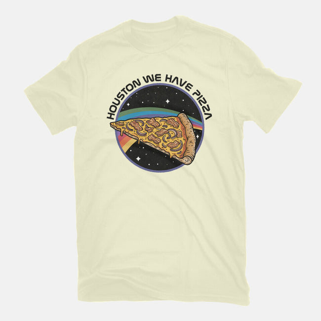 Houston We Have Pizza-Mens-Basic-Tee-OPIPPI