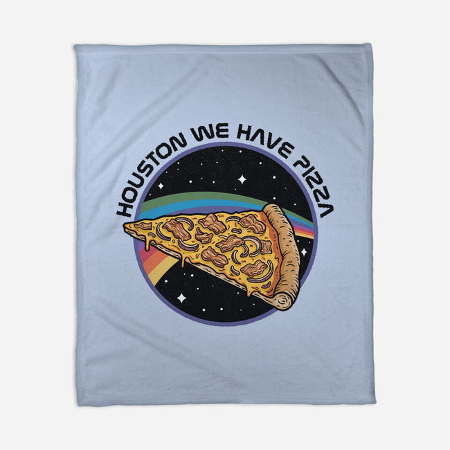 Houston We Have Pizza-None-Fleece-Blanket-OPIPPI