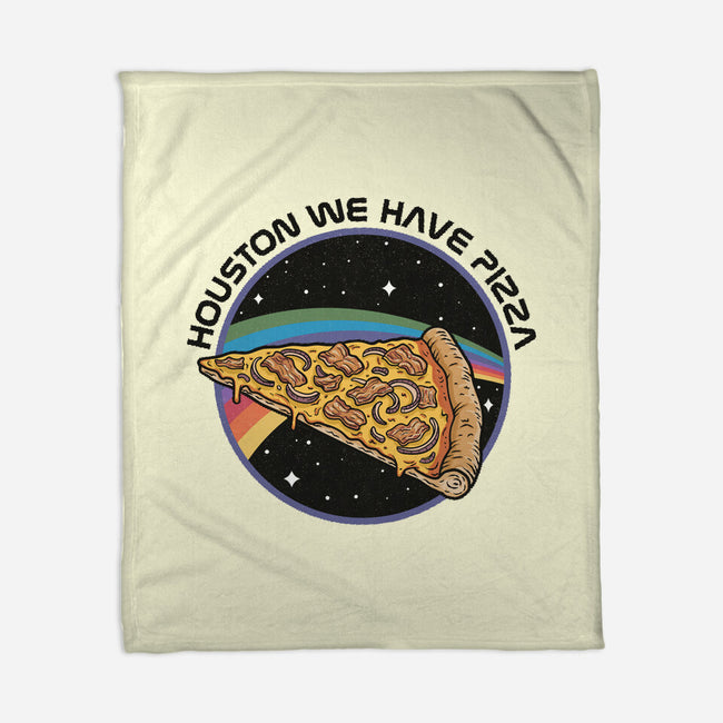 Houston We Have Pizza-None-Fleece-Blanket-OPIPPI