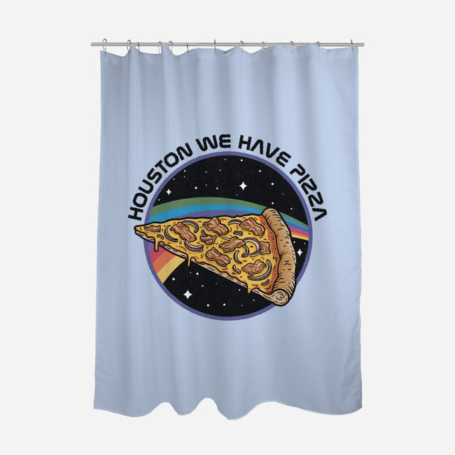 Houston We Have Pizza-None-Polyester-Shower Curtain-OPIPPI