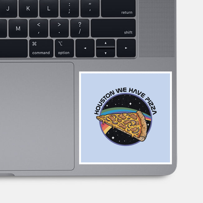 Houston We Have Pizza-None-Glossy-Sticker-OPIPPI