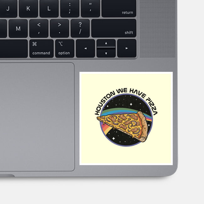 Houston We Have Pizza-None-Glossy-Sticker-OPIPPI