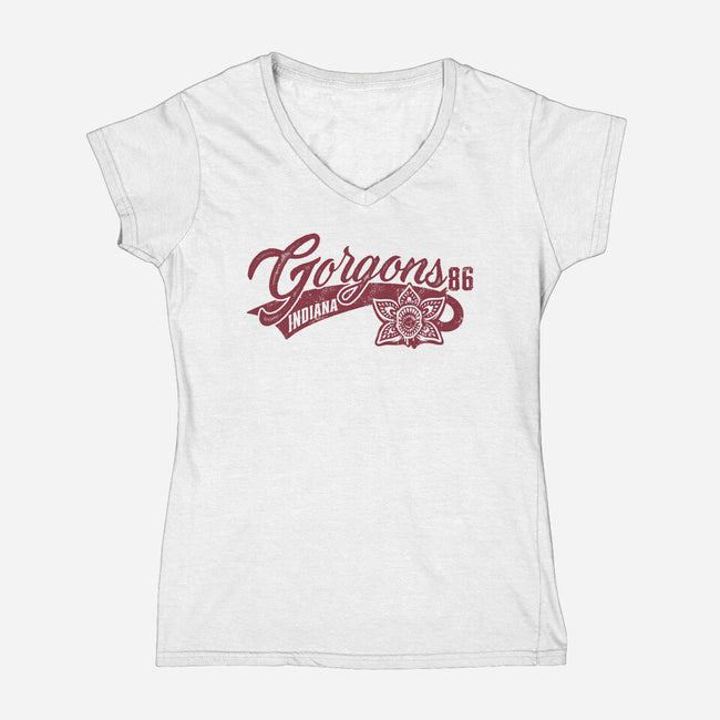 Go Gorgons-Womens-V-Neck-Tee-OPIPPI