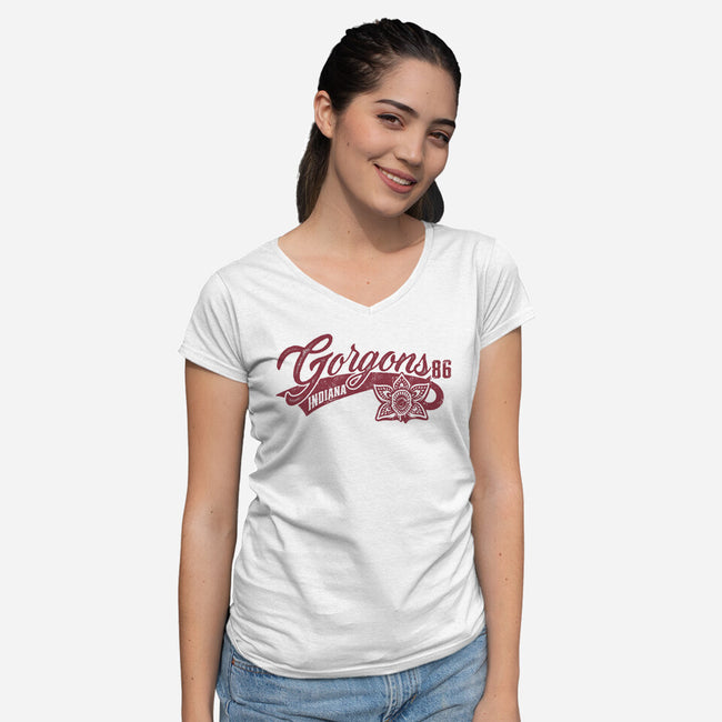 Go Gorgons-Womens-V-Neck-Tee-OPIPPI