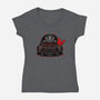 Dark Frequency-Womens-V-Neck-Tee-OPIPPI