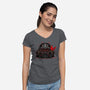 Dark Frequency-Womens-V-Neck-Tee-OPIPPI