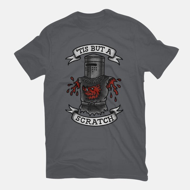 Black Knight Tattoo-Womens-Fitted-Tee-OPIPPI