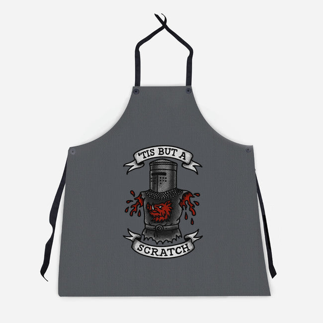 Black Knight Tattoo-Unisex-Kitchen-Apron-OPIPPI