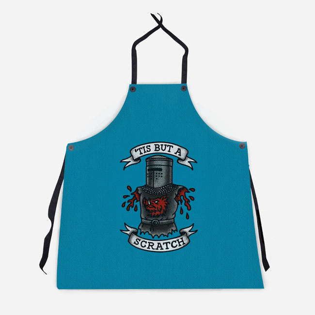 Black Knight Tattoo-Unisex-Kitchen-Apron-OPIPPI