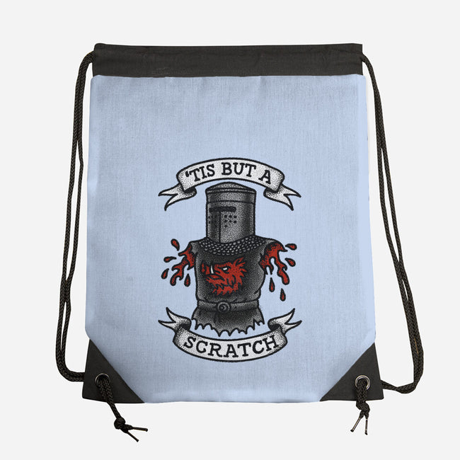 Black Knight Tattoo-None-Drawstring-Bag-OPIPPI