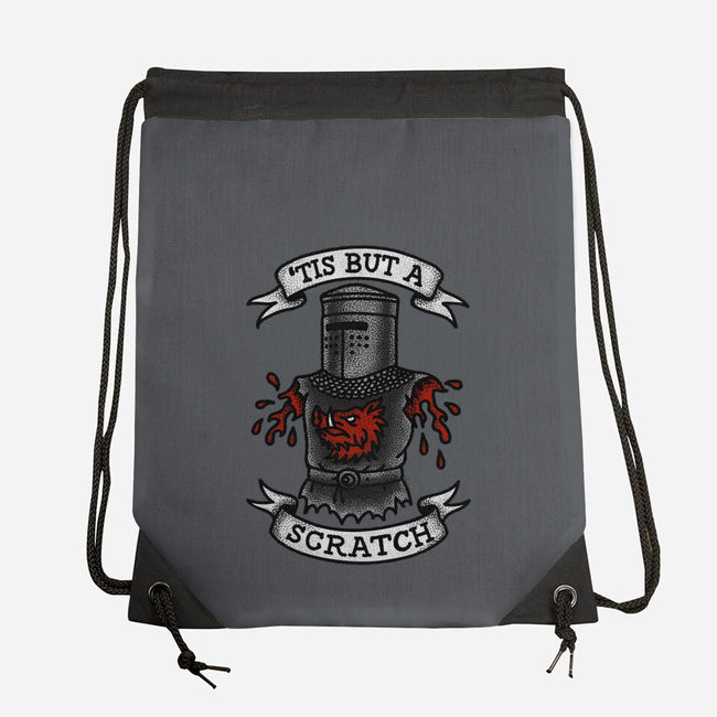 Black Knight Tattoo-None-Drawstring-Bag-OPIPPI