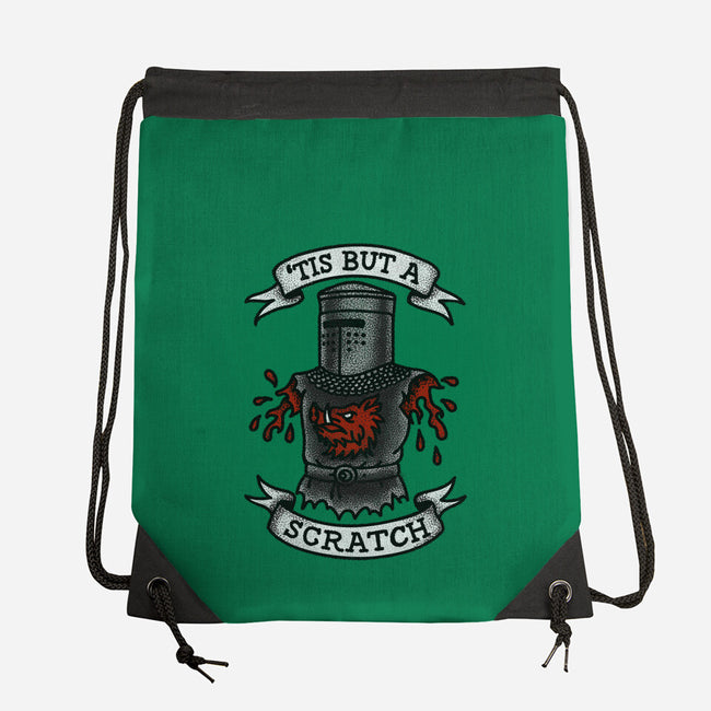 Black Knight Tattoo-None-Drawstring-Bag-OPIPPI