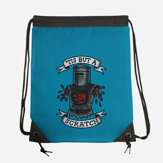 Black Knight Tattoo-None-Drawstring-Bag-OPIPPI