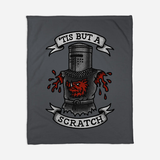 Black Knight Tattoo-None-Fleece-Blanket-OPIPPI