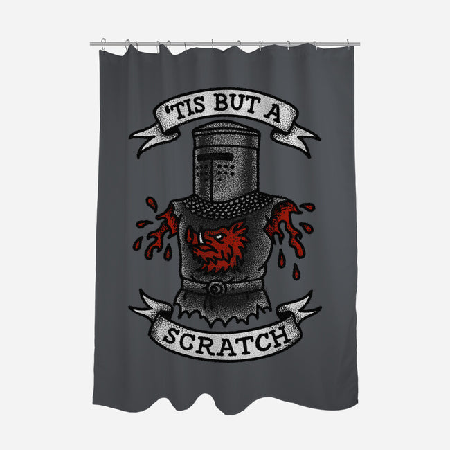 Black Knight Tattoo-None-Polyester-Shower Curtain-OPIPPI