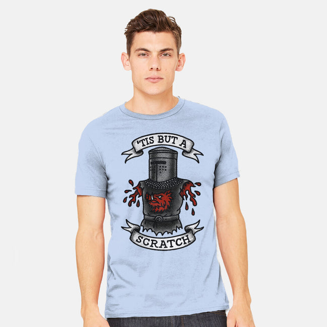 Black Knight Tattoo-Mens-Heavyweight-Tee-OPIPPI
