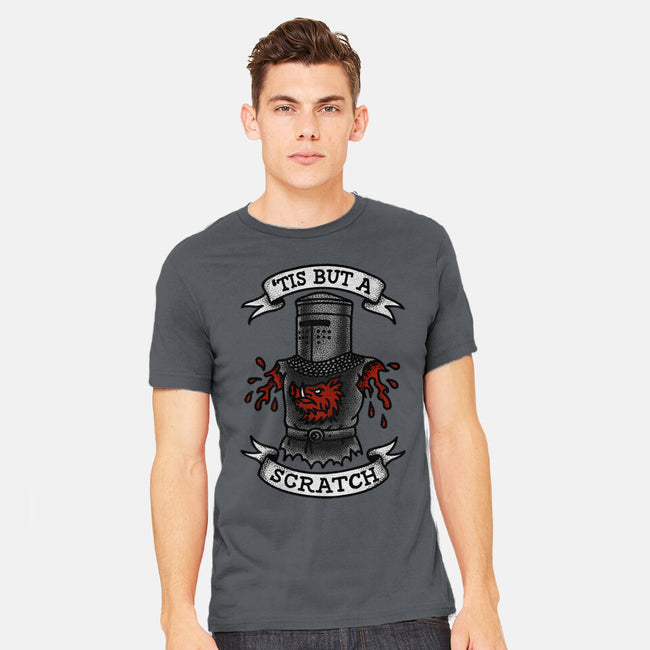 Black Knight Tattoo-Mens-Heavyweight-Tee-OPIPPI