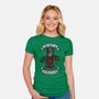 Black Knight Tattoo-Womens-Fitted-Tee-OPIPPI