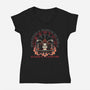 A Good Future-Womens-V-Neck-Tee-glitchygorilla